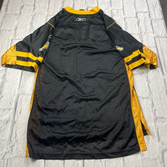 Hamilton Tiger Cats CFL Black & Gold Reebok Y2K Nylon Football Jersey Sz S - Picture 9 of 9